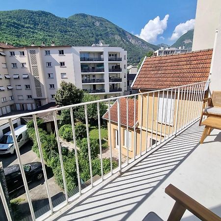 #Dd L'Ecrin Studio Ile Verte Balcony Grenoble Exterior foto